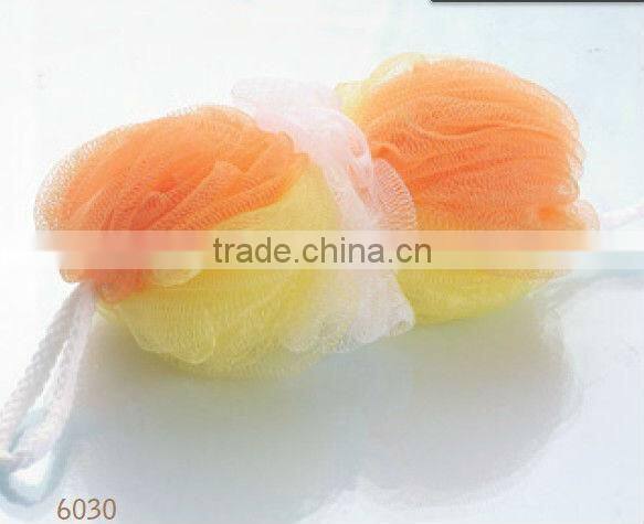 wholesalecoll ball bath towel bath sponge flower scrubber body cleaing mesh shower wash ponge