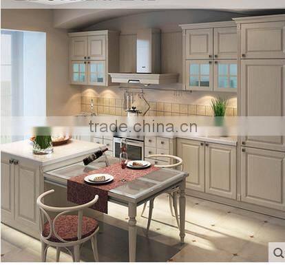 Kitchen Cabinet Design/china PVC Kitchen Cabinet with white color
