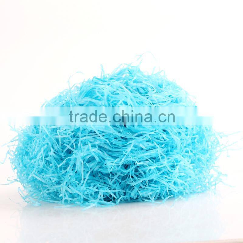 Natural Color Gift Wrapping Paper Shred Filled gift boxes