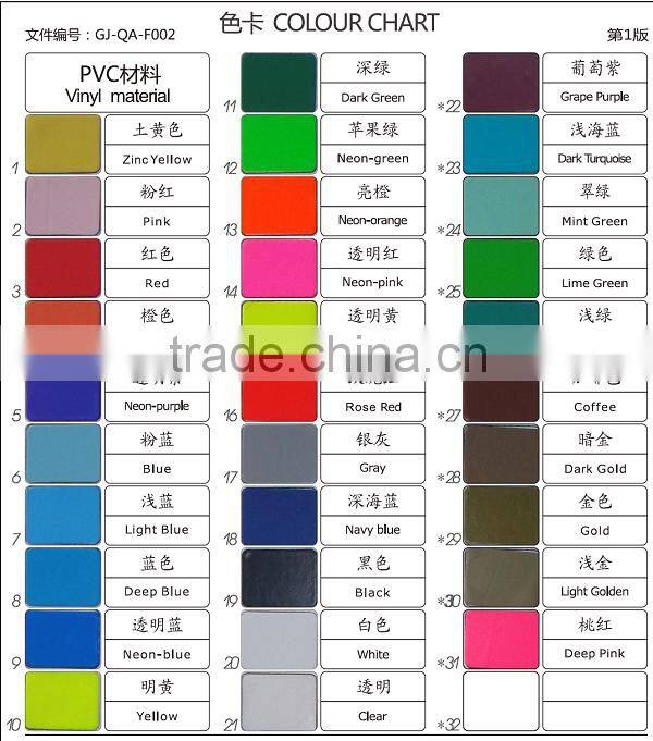 KT-8070 PVC bracelets multi color with customer design