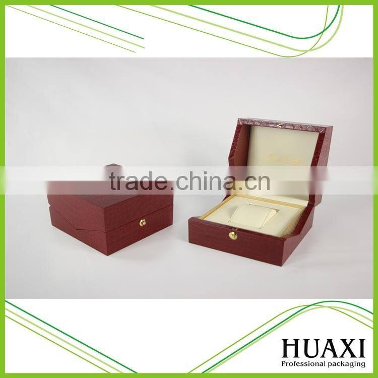 High Quality Matte Painting Wooden Single Watch Box Wooden Watch Storage Box