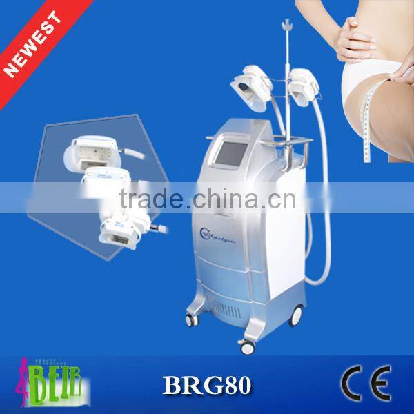 Non-Invasive three Handles Cryoshape cellulite reducer/fat melting machine