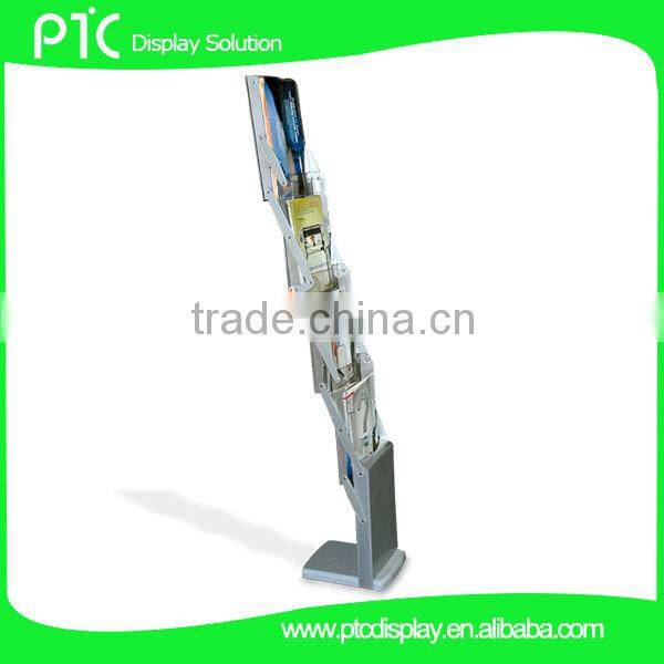Zig zag brochure stand