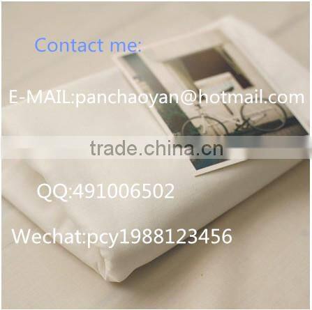 The latest bleached 100% polyester fabric for pillowcase