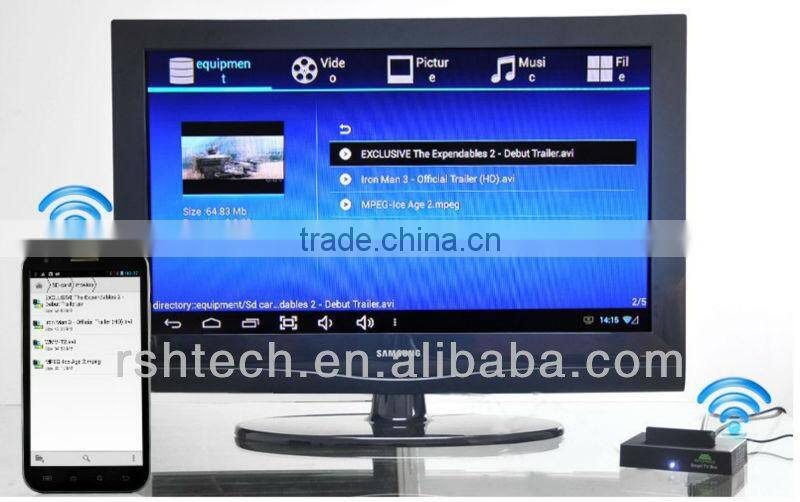Android 4.2 1080P Full HD TV Box Network Hdmi Media Player, Cortex-A7 Dual Core