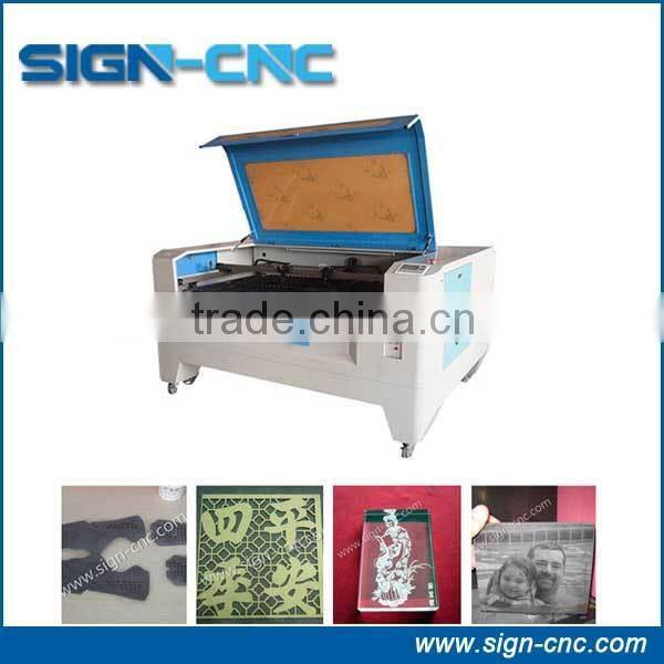 High quality 80W 100w wood acrylic/leather/plywood laser cutting machine with auot focus