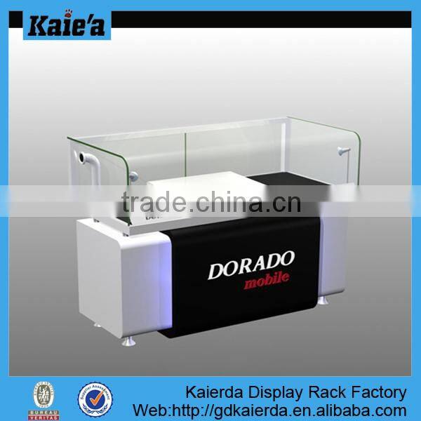 glass display showcase/glass store mobile phone display showcase/glass display cabinet showcase