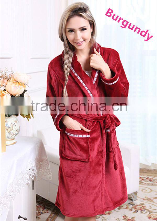 Winter hot-sale women/men sleepwear/flannel latest design pyjama for adult