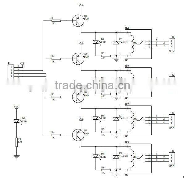 4-Channel Relay Module 5V For Arduino PIC AVR ARM MCU DSP