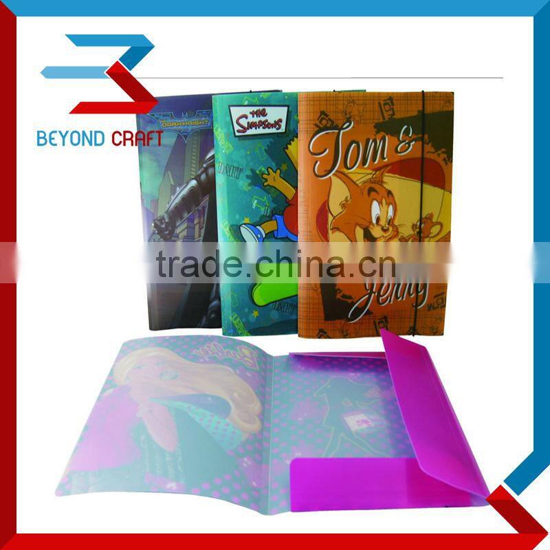 a4 size plastic elastic pp pocket folder box