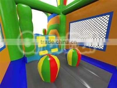 Colorful design bouncer castle with slide,inflatable jumping house,inflatable bouncer malaysia