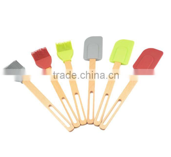 Non-stick Silicone Brush and Spatula Set, Baking tools set silicone spatula set