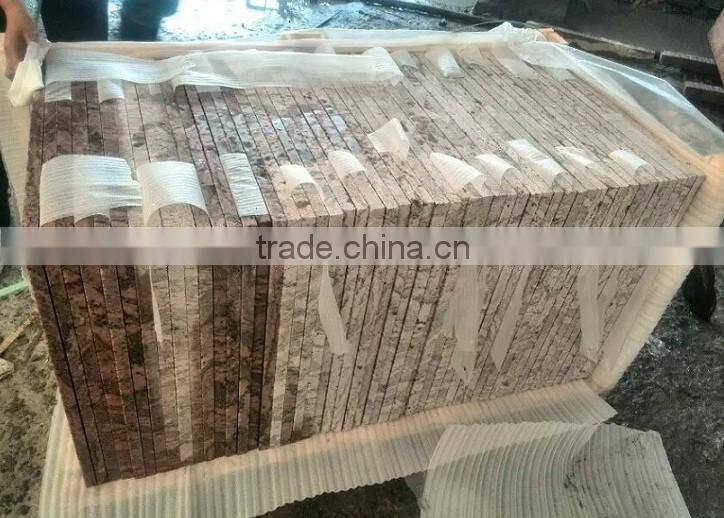 California red dragon granite balustrade red stair handrail