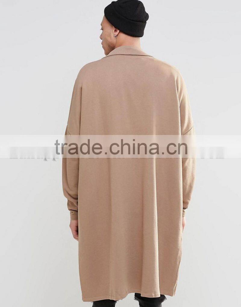 2016 Wholesale Man Jacket Oversized Fit Long Line Style Jacket