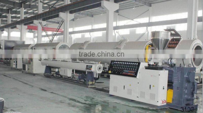 Plastic PVC drainage pipe extrusion machine