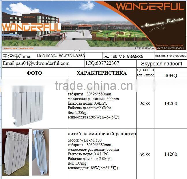 bimeatal heating radiators Bimetallic radiator