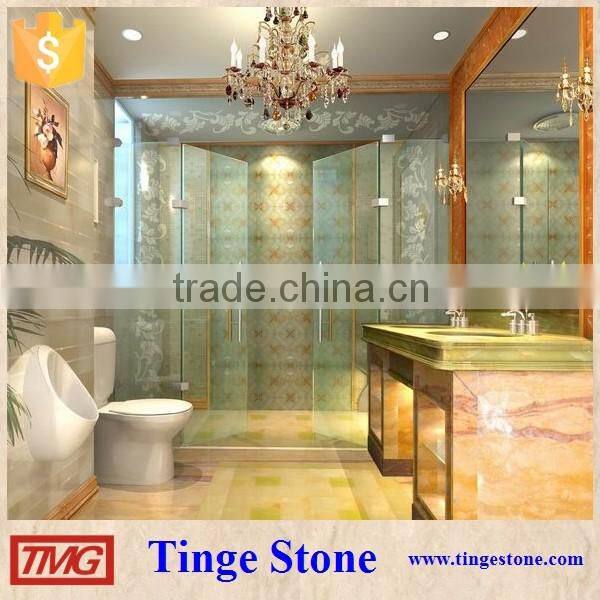 Vein Cut Backlit Translucent Onyx Panel