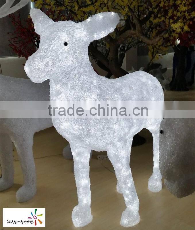 Holiday time deer christmas decoration good christmas reindeer christmas deer yard decorations with high quality