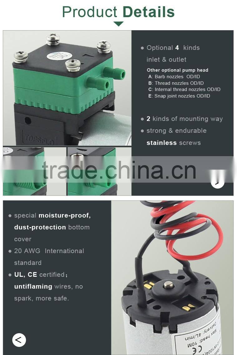 6v 12v 24v dc diaphragm Air Pump for autoclave sterilizer