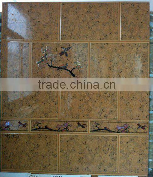 Interior decoration penshell border