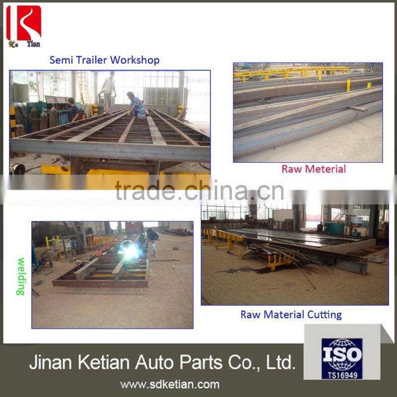 Low Bed Semi Trailers Used For Equipment Transport