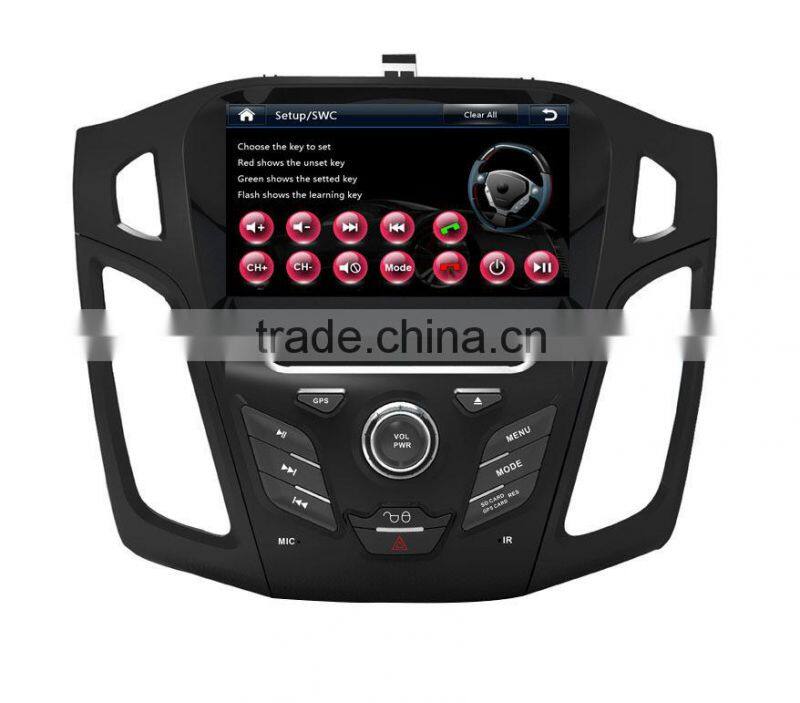 Wholesale car fm radios audio multimidea player car gps navigation for Ford focus 2012 support Phone 3G DVR SWC BT