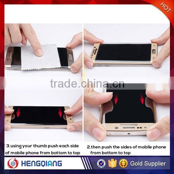 Hot Sale!!!!!! 3D Curved Tempered Glass Screen For Samsung galaxy s6 edge