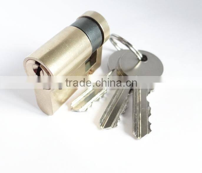 Brass S-groove Key Half Cylinder Lock
