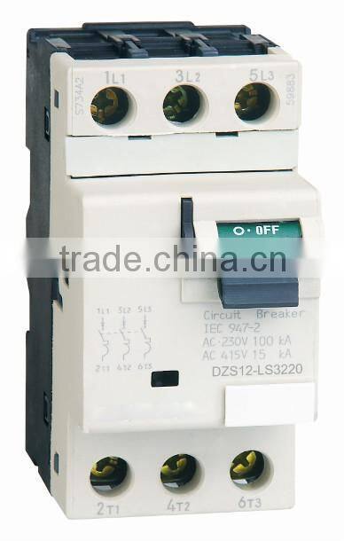 DZS12-ME32 Din Rail mounted Motor Starter 11kW,380V