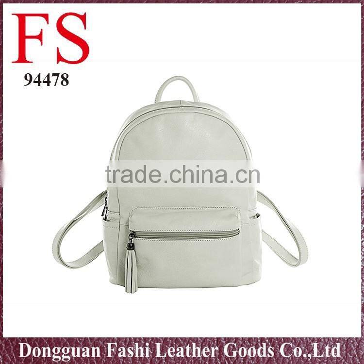Hiking new genuine leather backpack for school girls