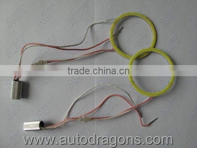 70MM 81 LED COB Chip SMD Car Angel Eyes Headlight Bright Halo Ring Light