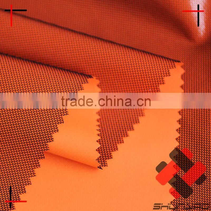 100 polyester mesh fabric laminated for padded jacket