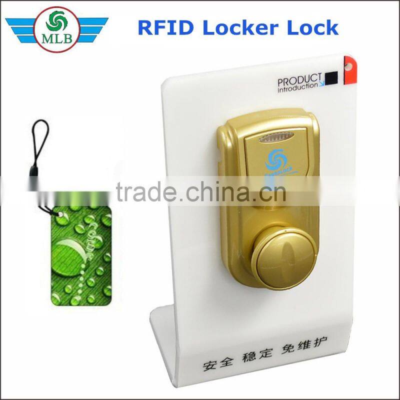 RFID Function Hotel Swipe Key Card Reader Door Lock With Wristband
