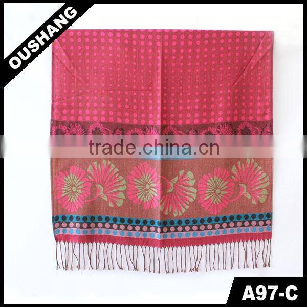 A97-C Lady Fan Flower Knitting Machine Scarf