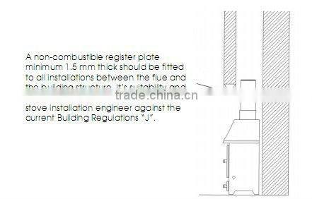 China hot sale indoor stove with oven for baking factory directly cooking fireplace