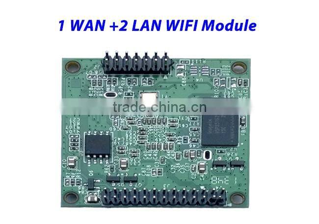 1 WAN +2 LAN WIFI Module Extend Wireless Fidelity Function Support WEP/WPA/WPA2