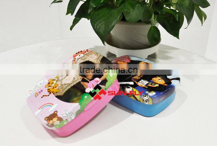 sublimation Plastic Custom printed children lunch box sandwich box