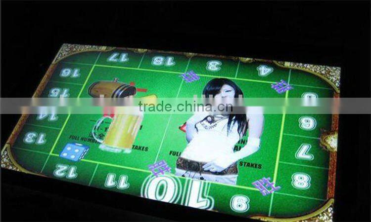 Touch interactive kiosk of interactive projection game for night bar, club, pub,wine bar