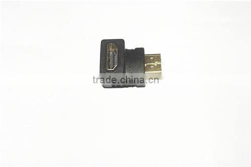 90 degree HDMIAdapter A type Male to female gold plated