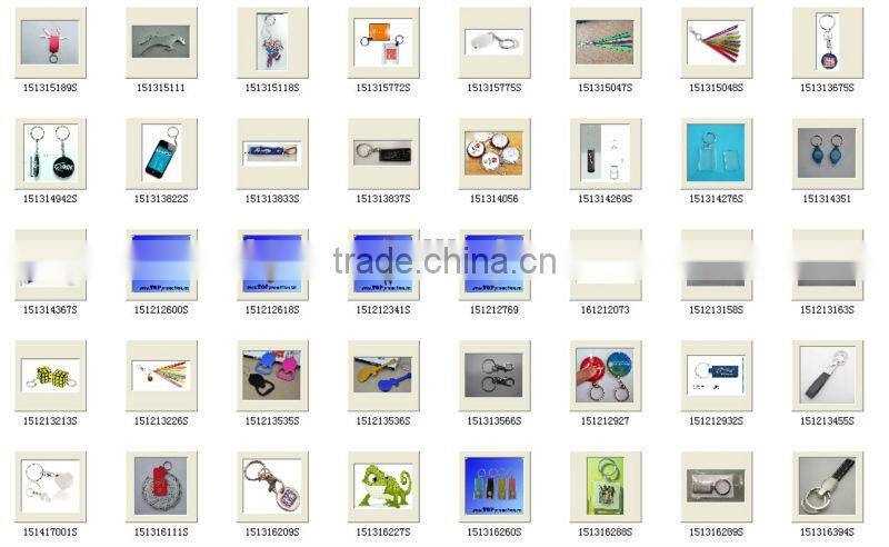 high quality promotion custom leather keychain