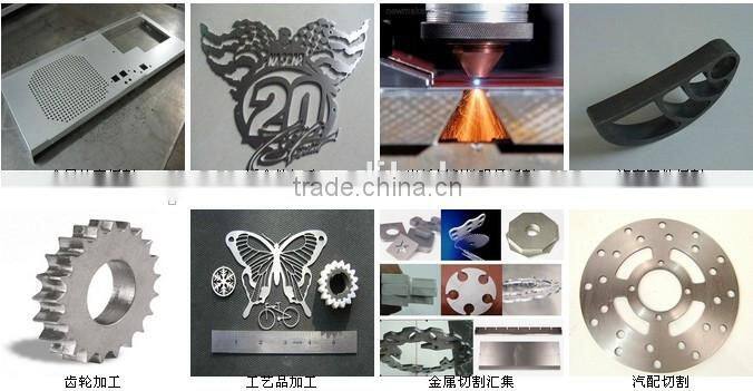 steel square pipe round tube fiber laser cutting machine with CE