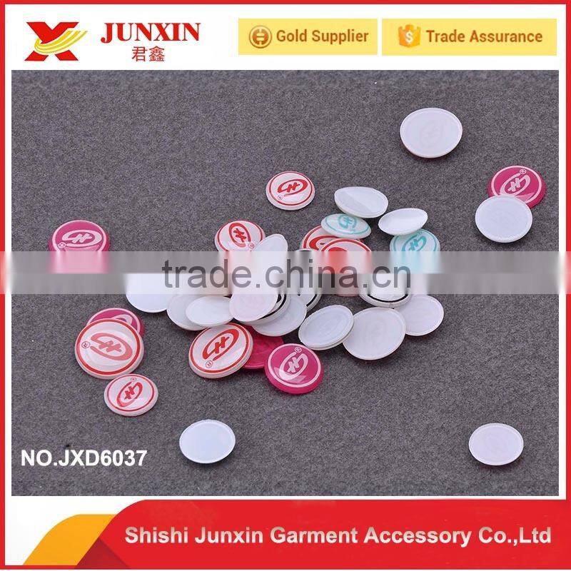 China factory EVA garden shoes button label