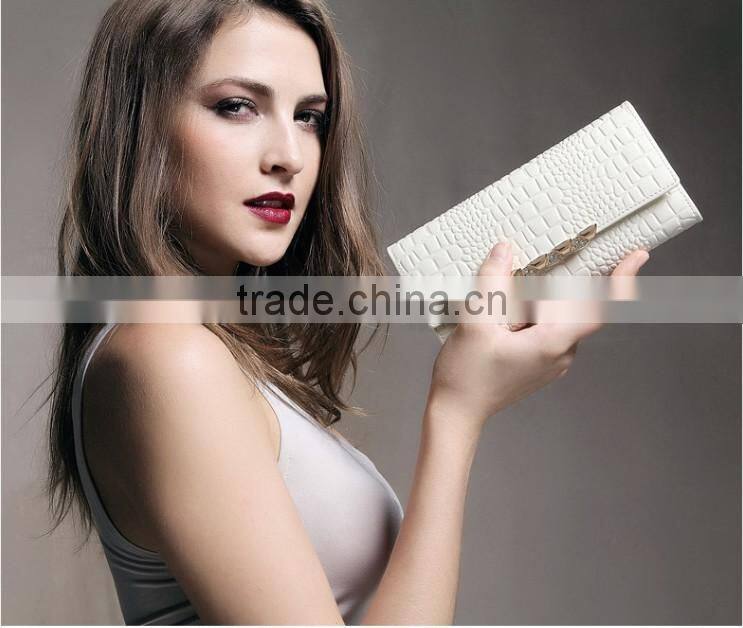 genuine leather women leather wallet 2014 fashion design lady's wallet in hot selling
