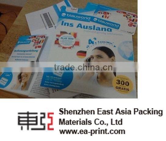 East Asia Packing Materials Custom SIM CARD PACKING(STANDARD/MICRO/NANO SIM CARD)