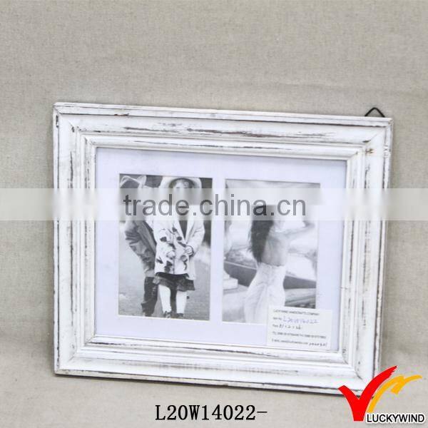 distressed large wall photo frames for 2 foto