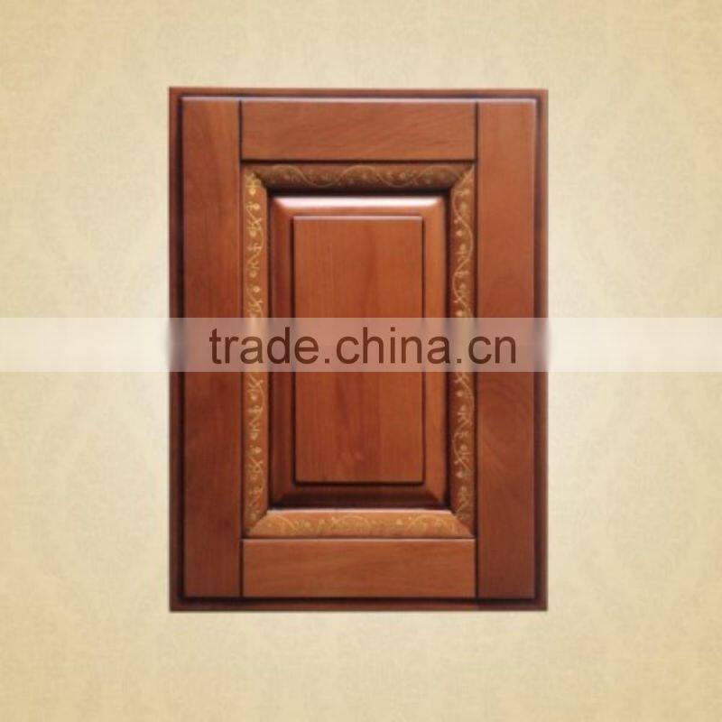 Front High Gloss Brown Kitchen Cabinet Door