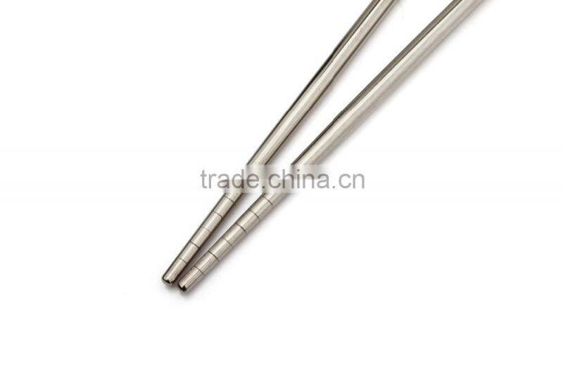 Hot sale promotional ceramic handle stainless steel chopsticks