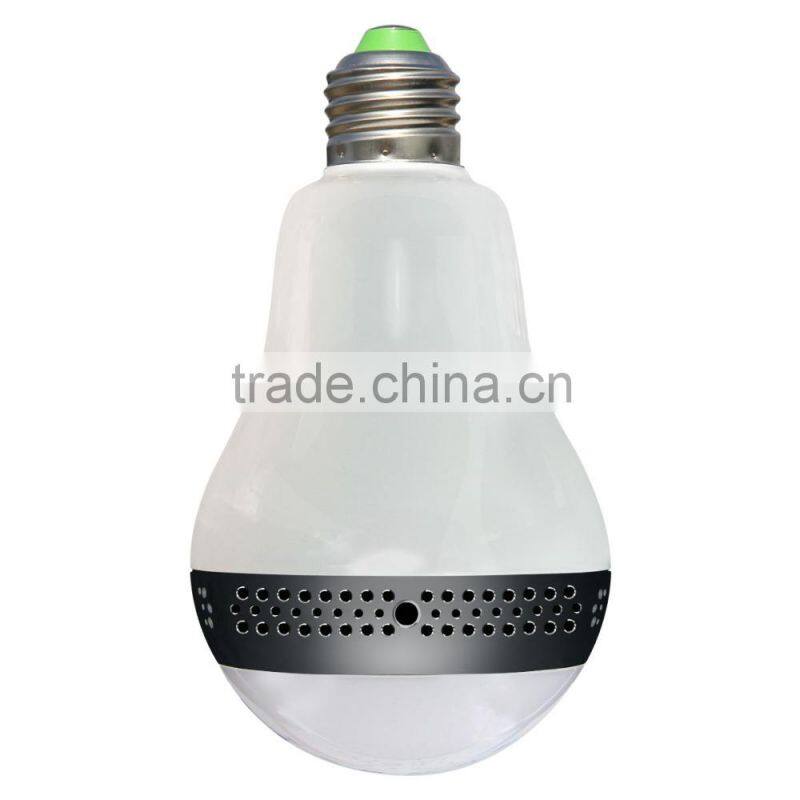 E26/E27 Smart LED Light Bulb Bluetooth Speaker with different Color Changeable
