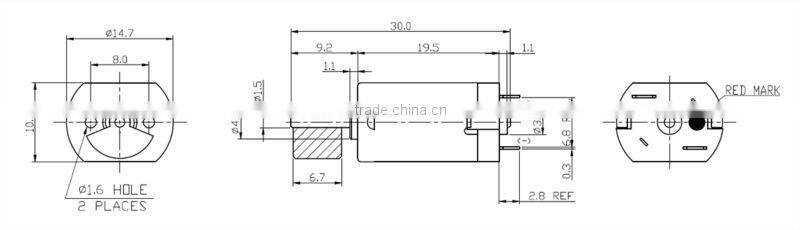 Cost price hot sale promotion 12v series dc motor