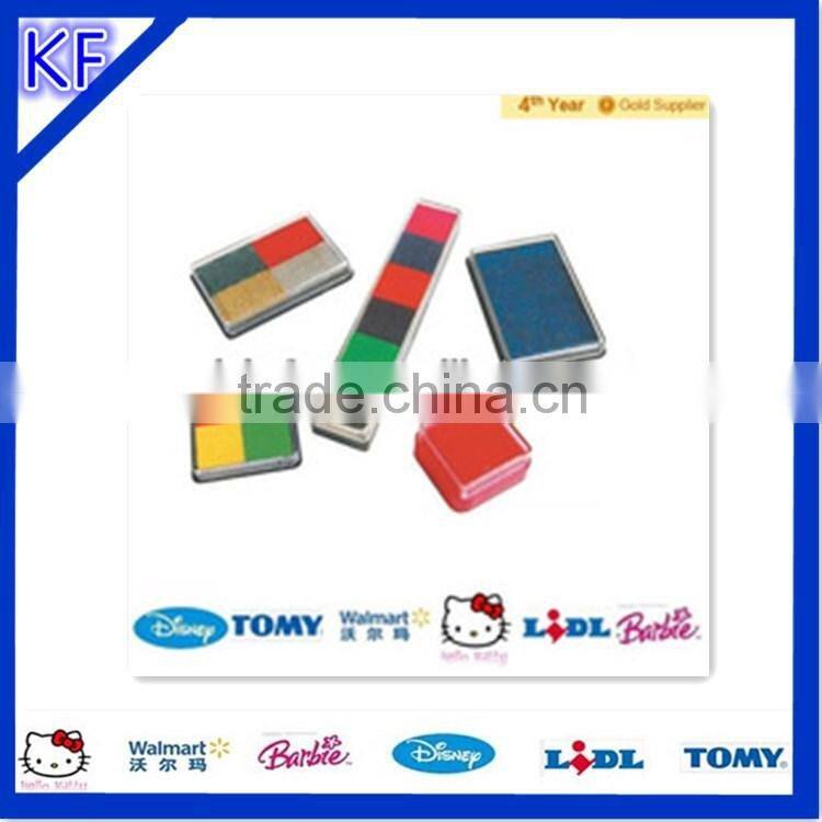 Hot sale colorful pantone digital mini refill round ink stamp pad